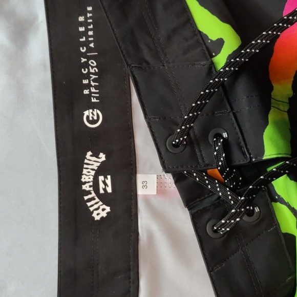 169. Billabong Fifty50 Airlite Boardshorts | Color	: Black, Multicolor - Picture 8 of 9